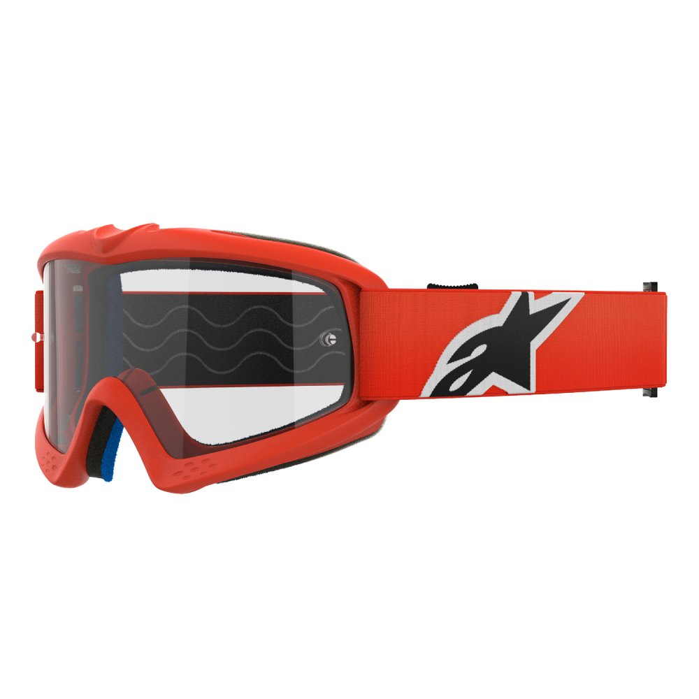 brýle VISION YOUTH CORP, ALPINESTARS, dětské (oranžová, čiré plexi)