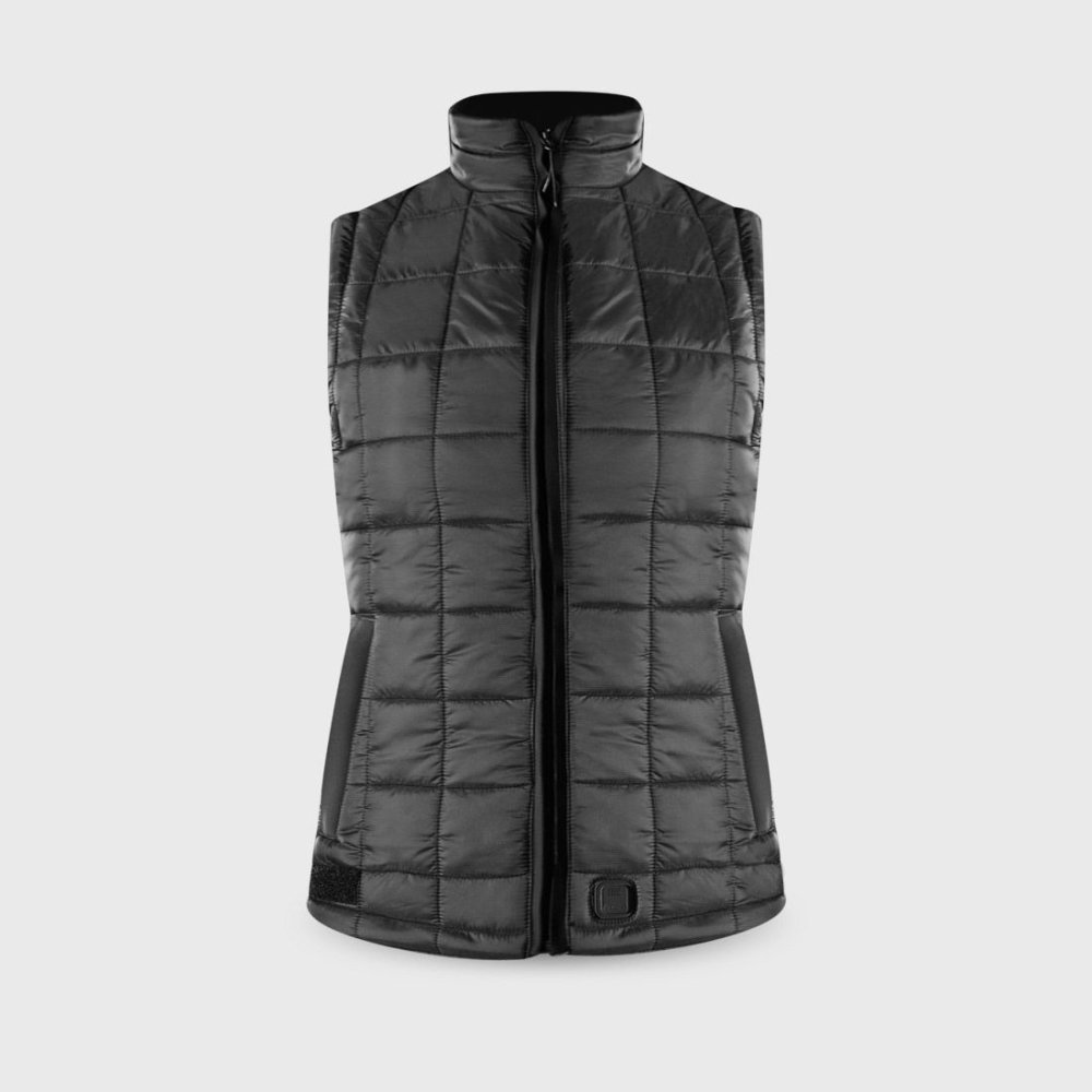 vyhřívaná vesta DISTRICT, RACER, dámská (černá)