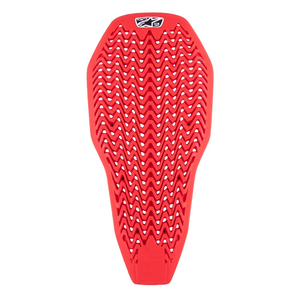 páteřový chránič NUCLEON PLASMA FULL BACK vkládací prodloužený certifikace CE2, ALPINESTARS (červená/černá) 2025