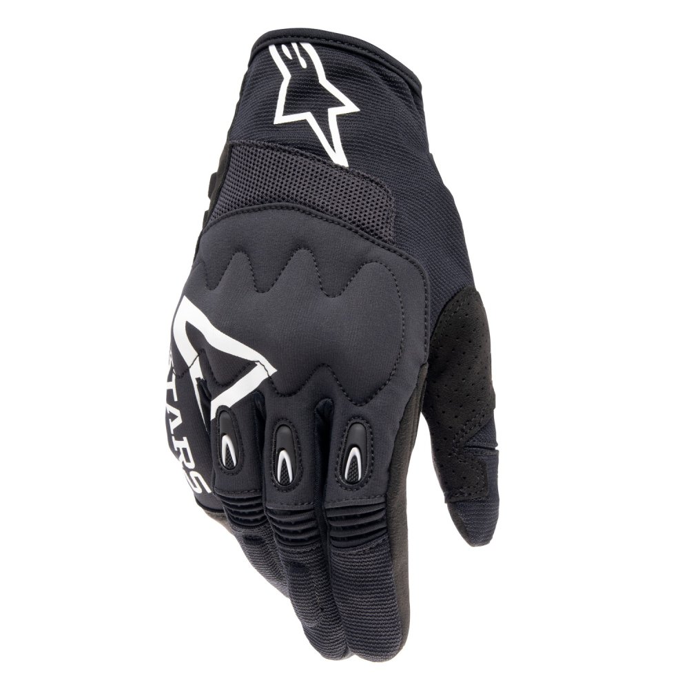 rukavice TECHDURA, ALPINESTARS (černá/bílá) 2025
