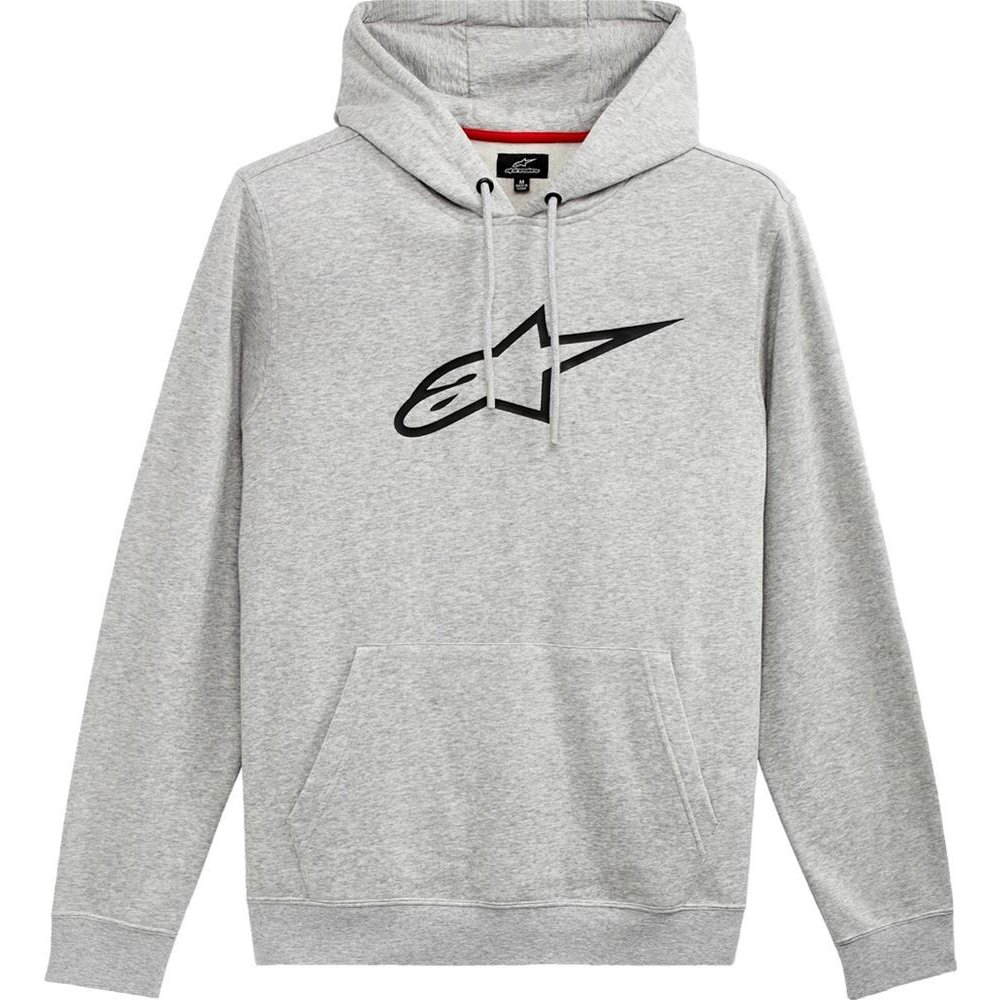 mikina AGELESS 2 HOODIE, ALPINESTARS (šedá/černá)