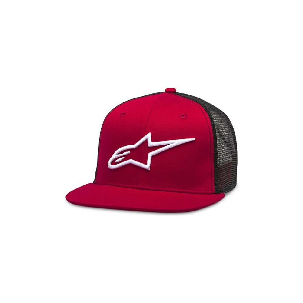 kšiltovka CORP TRUCKER, ALPINESTARS (červená/černá)