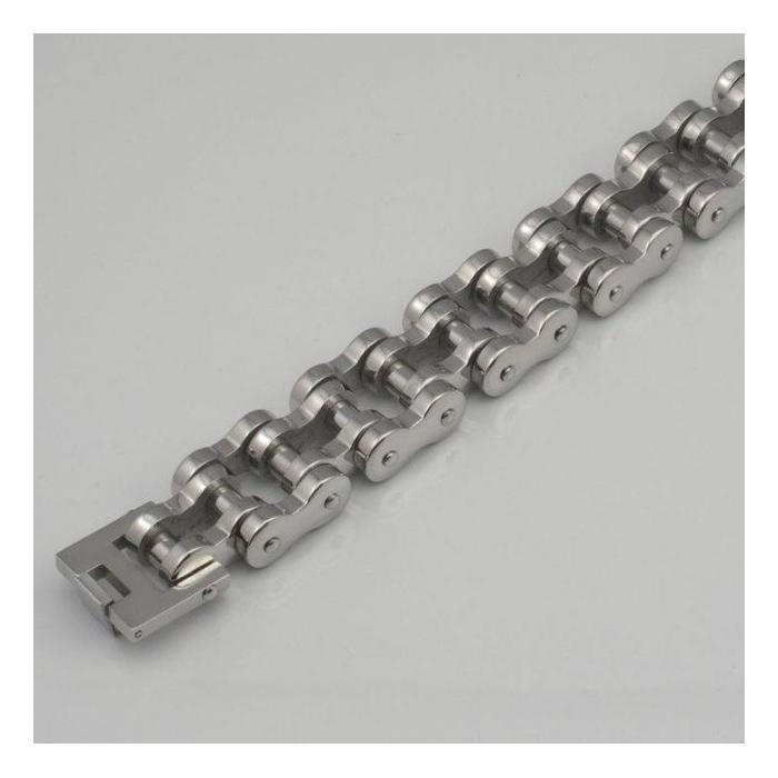 motorkářský náramek masivní 2,2cm, Délka 21cm