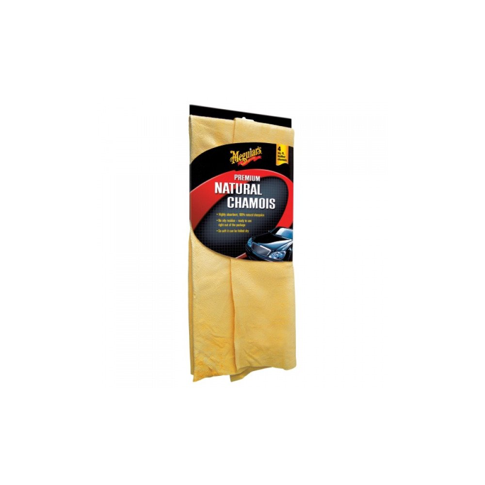 Meguiar's Natural Chamois - přírodní jelenice (100% ovčí kůže)