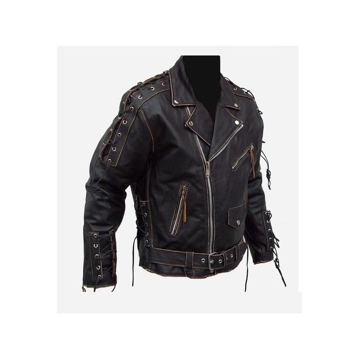 kožená bunda na motorku Ultimate Rebel, Velikost XL