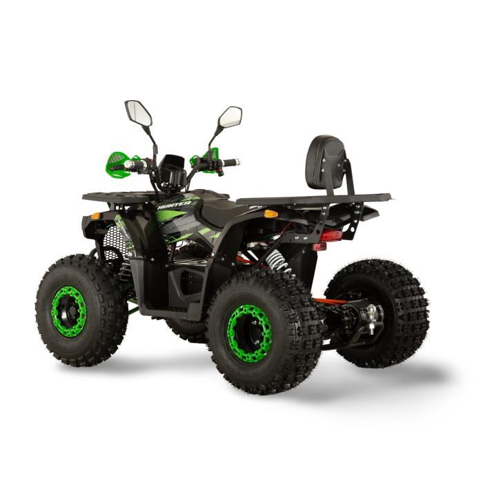 dětská elektrická čtyřkolka Hunter II 1500W, Barva červená, Varianta osobní odběr - sestavený stroj
