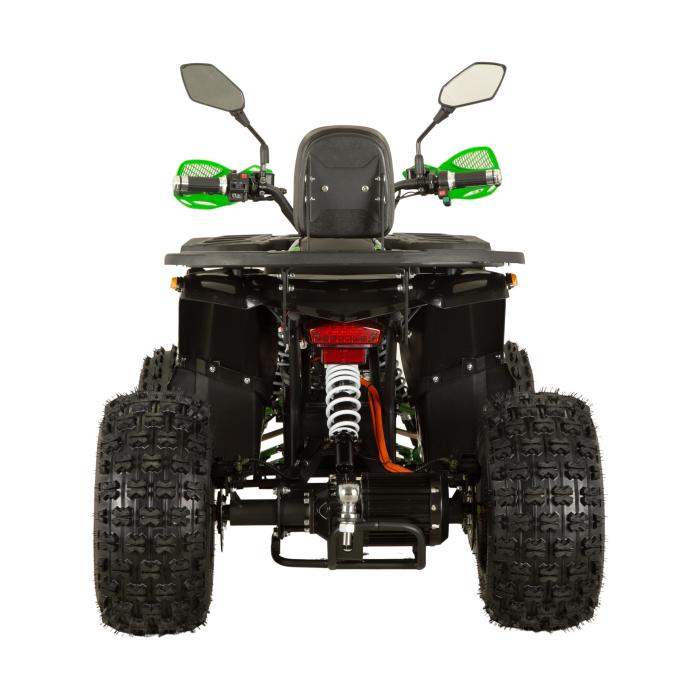 dětská elektrická čtyřkolka Hunter II 1500W, Barva červená, Varianta osobní odběr - sestavený stroj