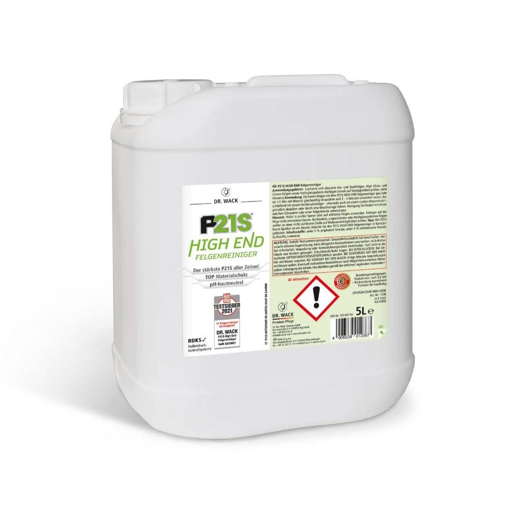 Dr. Wack gelový čistič ráfků kol s reakcí se železitými kontaminanty HIGH END Wheel Cleaner 5 l