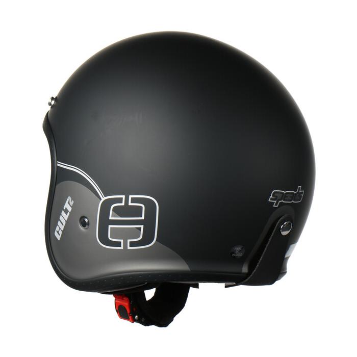 helma na motorku Speeds Cult II černá/titan/stříbrná matná, Velikost XS