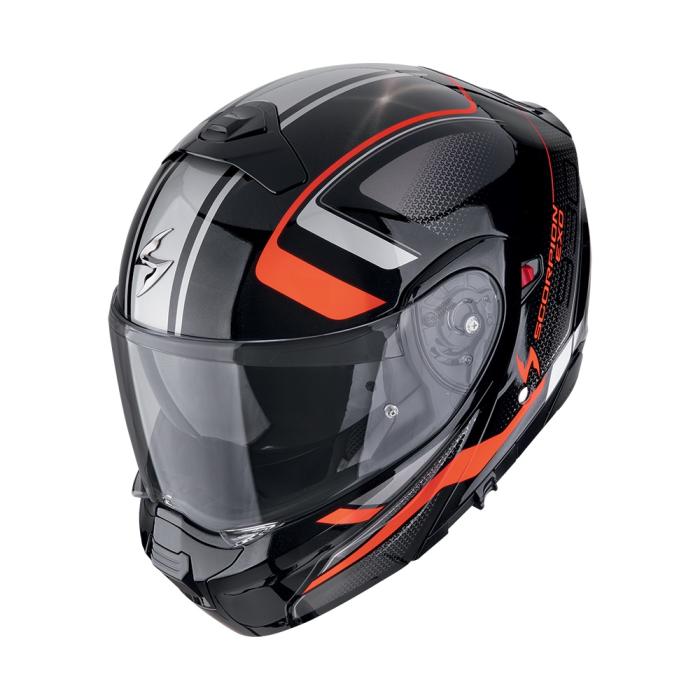 helma na motorku Scorpion EXO 930 EVO Ardens metalická černo/červená