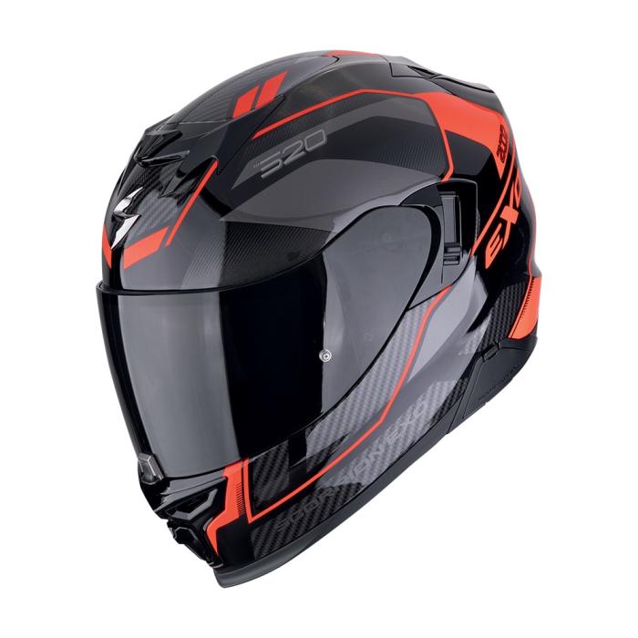 helma na motorku Scorpion EXO 520 Evo Air Lena černo/červená, Velikost M