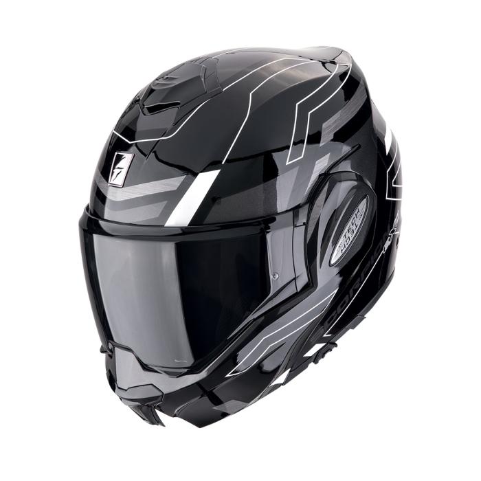 helma na motorku Scorpion EXO-Tech Evo Conquer černo/bílá