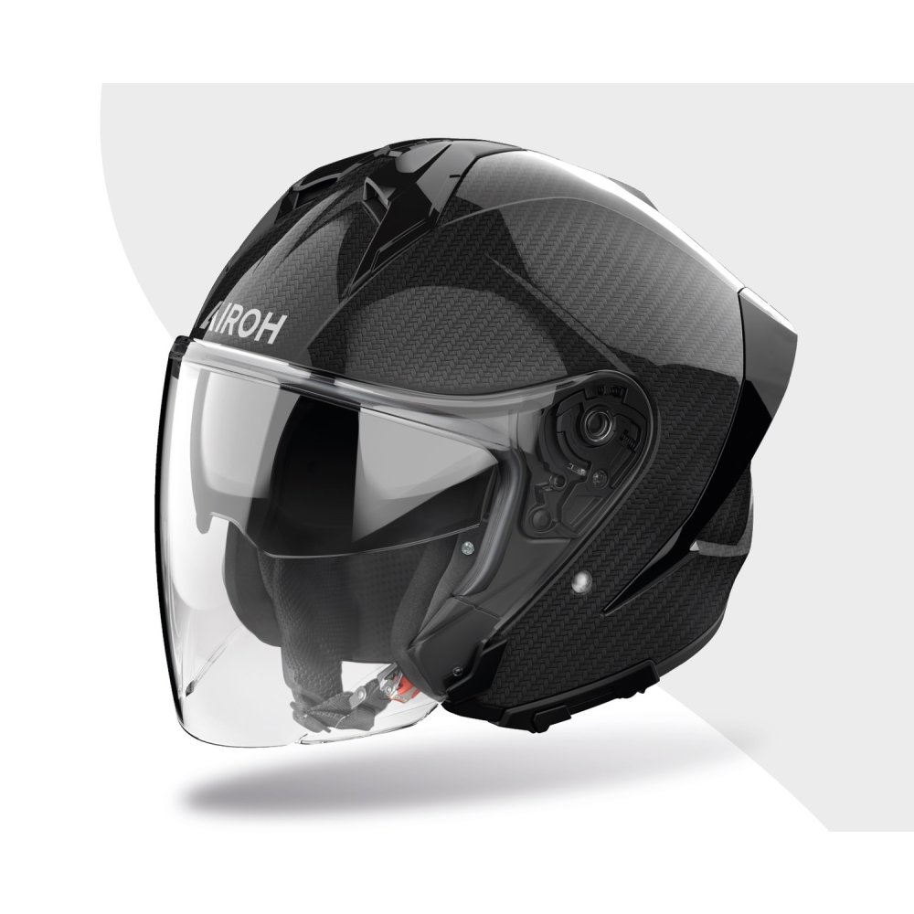 přilba H21 Carbon, AIROH (lesklá) 2025