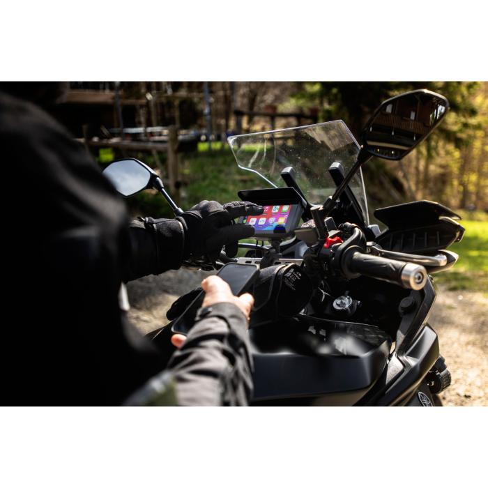 přídavný display s funkcí zrcadlení telefonu BikePlay Guardian Midland CarPlay a Android