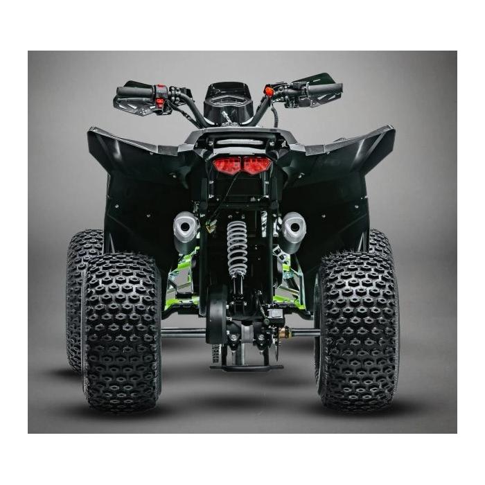 dětská benzínová čtyřkolka Markstore Fun 125 černá/zelená
