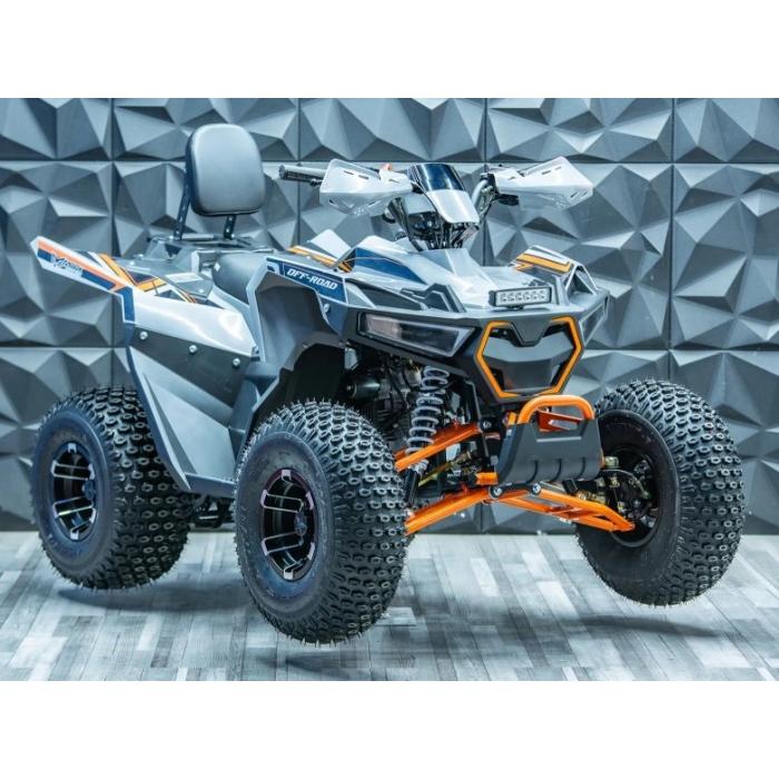 dětská benzínová čtyřkolka Markstore Fun TOP 125 šedá/žlutá