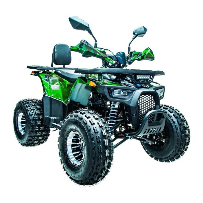 dětská benzínová čtyřkolka Piranha Transformer 125 Green Camo