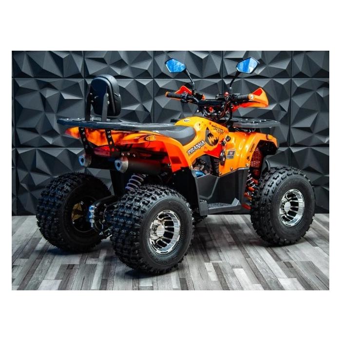 dětská benzínová čtyřkolka Piranha Transformer 125 oranžová