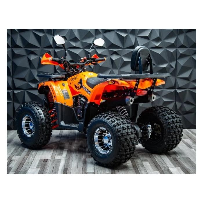 dětská benzínová čtyřkolka Piranha Transformer 125 oranžová