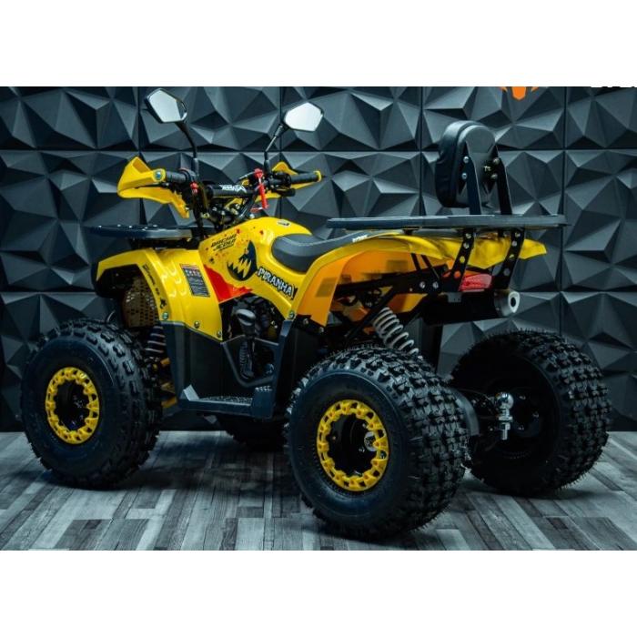 dětská benzínová čtyřkolka Piranha Veyron 125 žlutá
