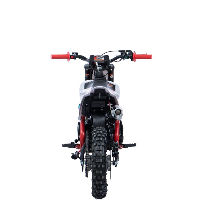 dětská motorka Zuumav K1 110ccm Poloautomat, Barva červená