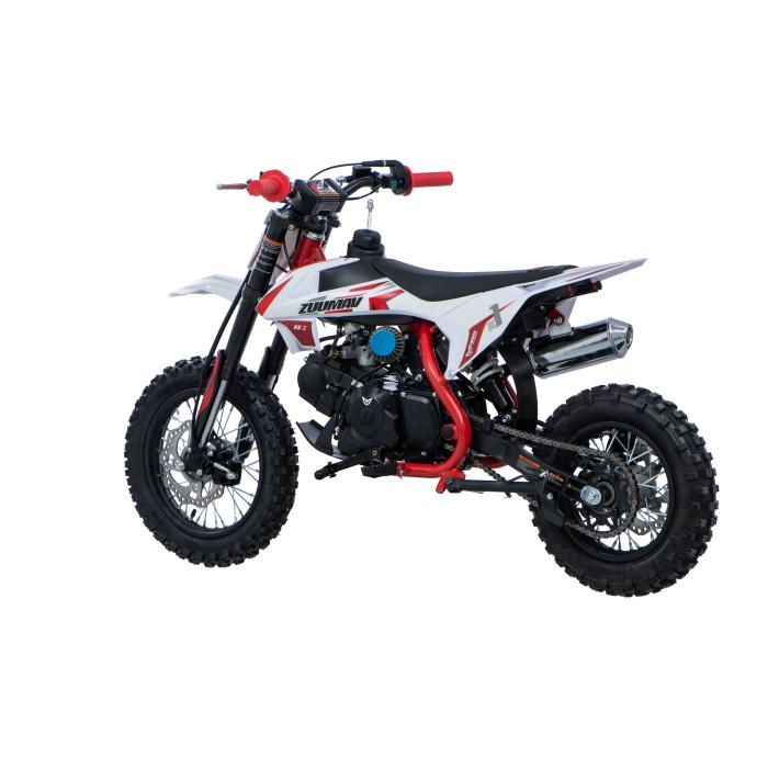 dětská motorka Zuumav K1 110ccm Poloautomat, Barva červená