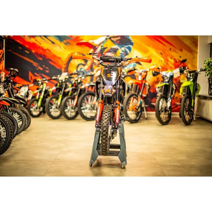 pitbike Zuumav S3 125ccm oranžový, Poloautomat se startérem