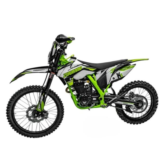 pitbike Zuumav K5 250 kola 21/18 zelený