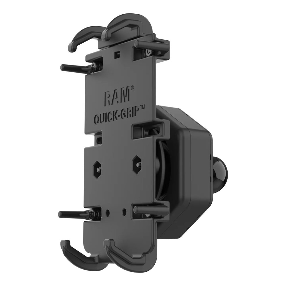 velký držák Quick-Grip s Vibe-Safe™antivibrační podložkou, RAM Mounts