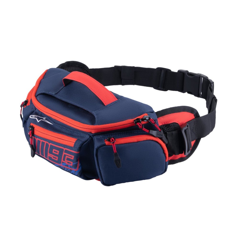 ledvinka MM93 kolekce, ALPINESTARS (červená fluo/modrá, objem 2,5 l) 2025