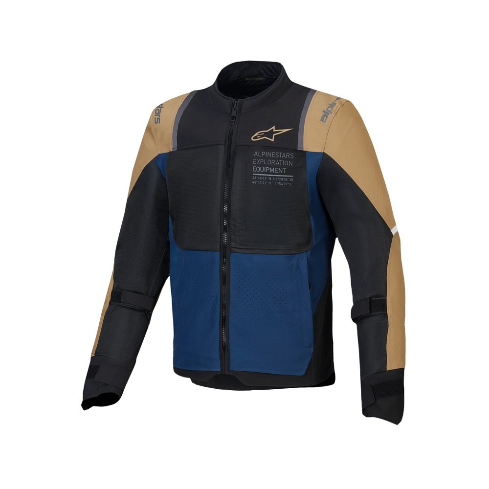 bunda ST-2 AIR, ALPINESTARS (tmavě modrá/tmavá khaki/černá) 2026