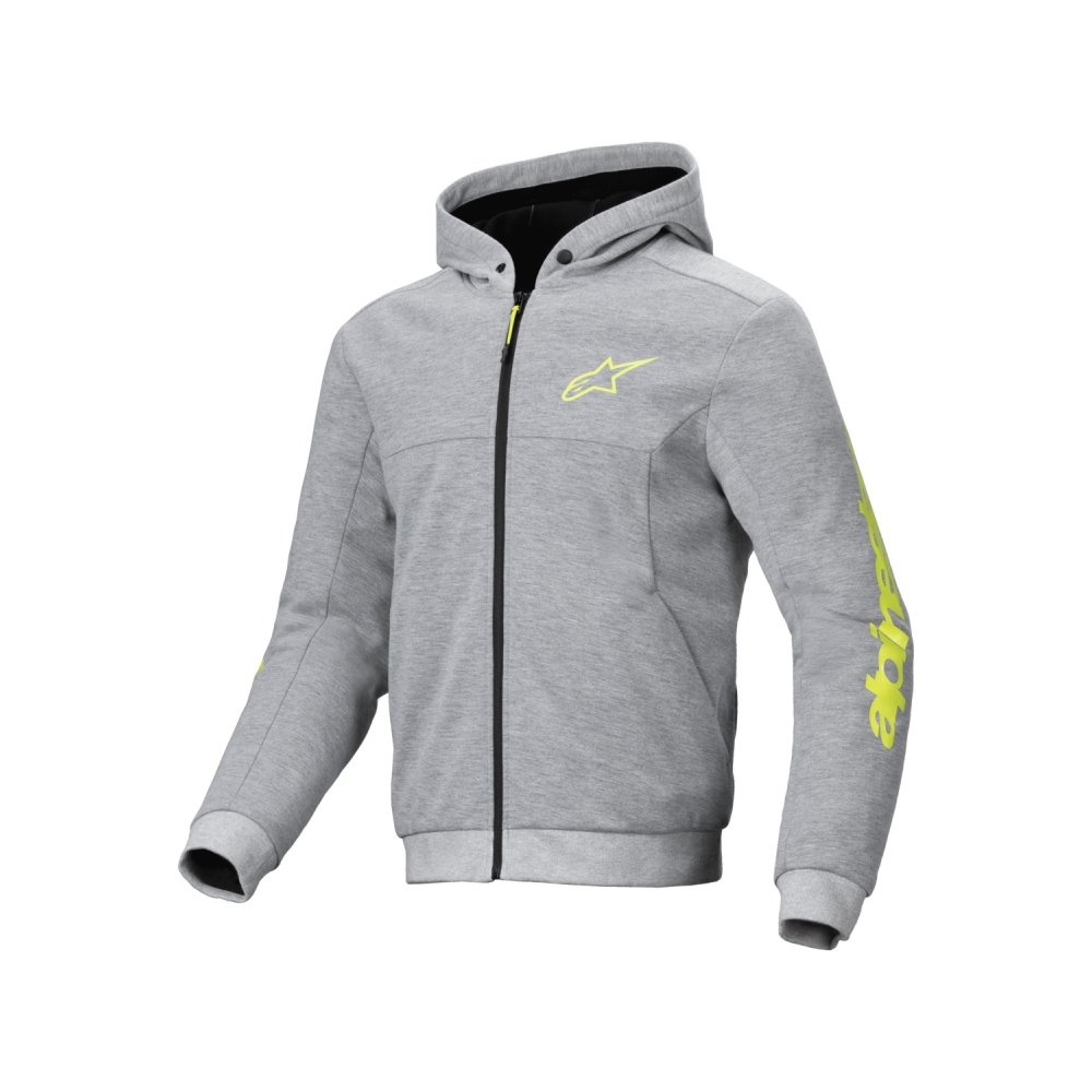 bunda CHROME V2 SPORT, ALPINESTARS (šedá/žlutá fluo) 2025