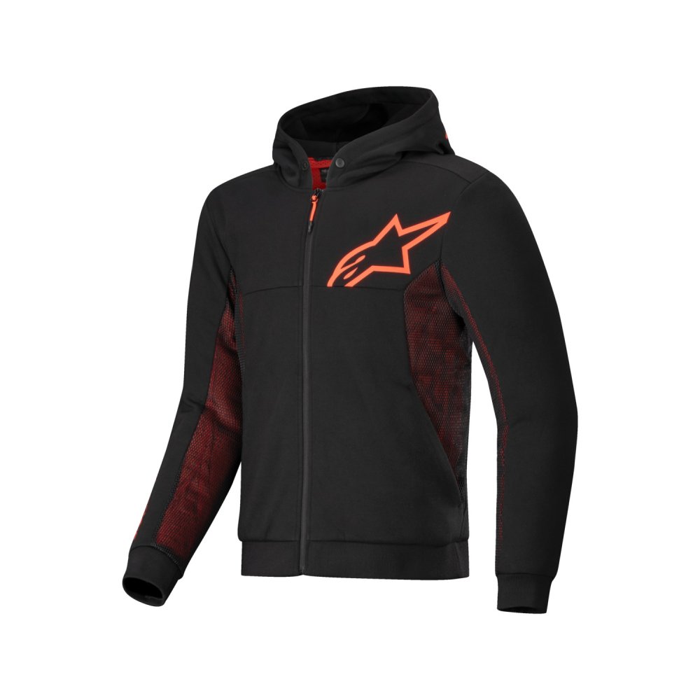 bunda CHROME AIR SPORT, ALPINESTARS (černá/červená fluo) 2025