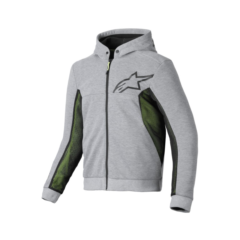 bunda CHROME AIR SPORT, ALPINESTARS (šedá/černá/žlutá fluo) 2025