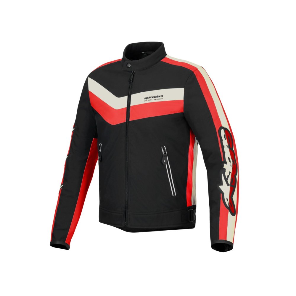 bunda T-DYNO WATER RESISTANT, ALPINESTARS (černá/červená/béžová) 2026