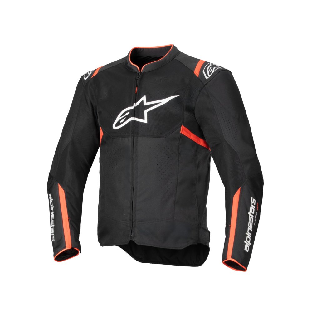 bunda T-SPS AIR V2, ALPINESTARS (černá/červená fluo) 2025