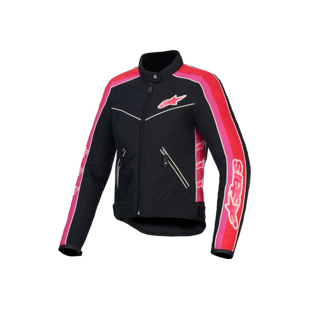 bunda STELLA T-DYNO WATER RESISTANT, ALPINESTARS, dámská (černá/červená/růžová) 2025