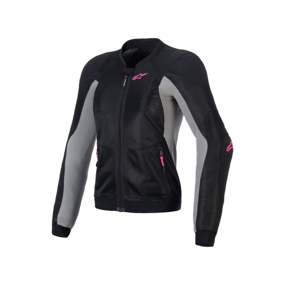 bunda STELLA TROOP-AIR, ALPINESTARS, dámská (černá/šedá/růžová fluo) 2026