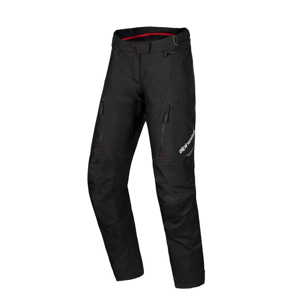 kalhoty STELLA ST-1 WATERPROOF HONDA kolekce, ALPINESTARS, dámské (černá/červená) 2025