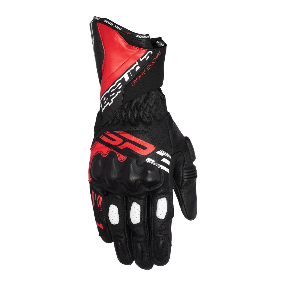 rukavice SP-3, ALPINESTARS (černá/červená/bílá) 2025