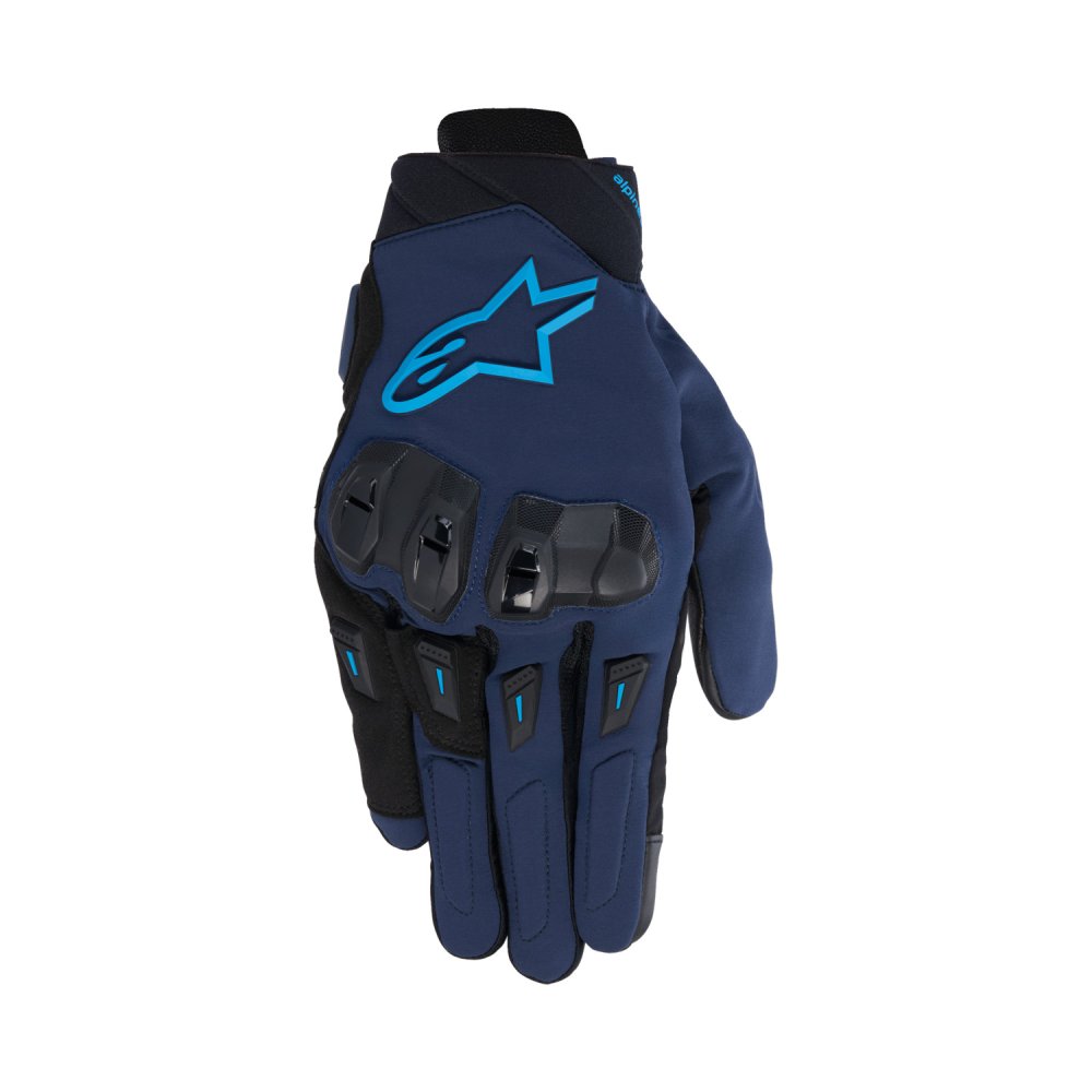 rukavice SP X 3, ALPINESTARS (tmavě modrá/světle modrá) 2025