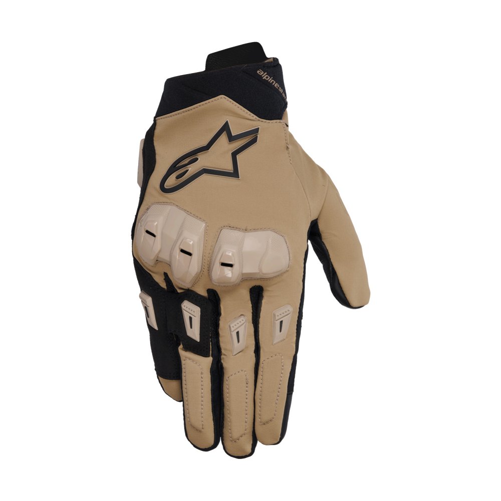 rukavice SP X 3, ALPINESTARS (tmavá khaki/písková/černá) 2025