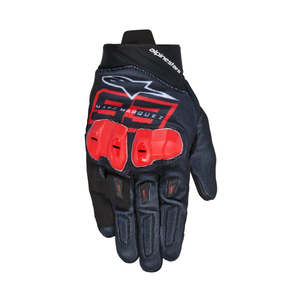 rukavice SP X 1 MM93 kolekce, ALPINESTARS (černá/červená/bílá) 2026