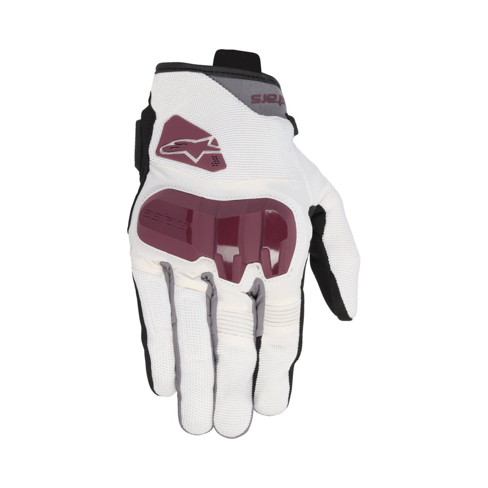 rukavice CHROME V2, ALPINESTARS, dámské (bílá offwhite/purpurová) 2025