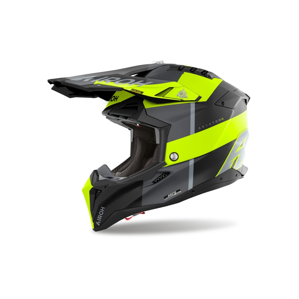 přilba AVIATOR 3 Monarch, AIROH (žlutá matná) 2026