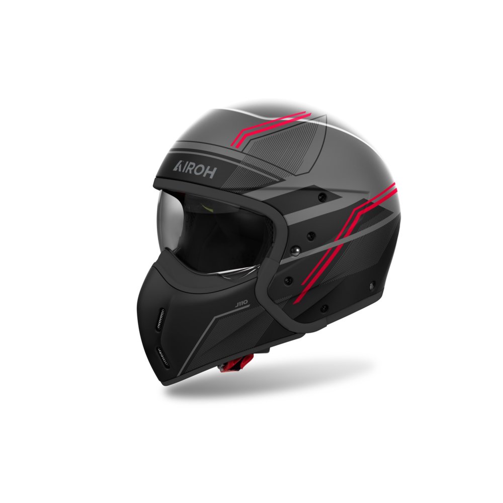přilba J110 Slim, AIROH (červená matná) 2026