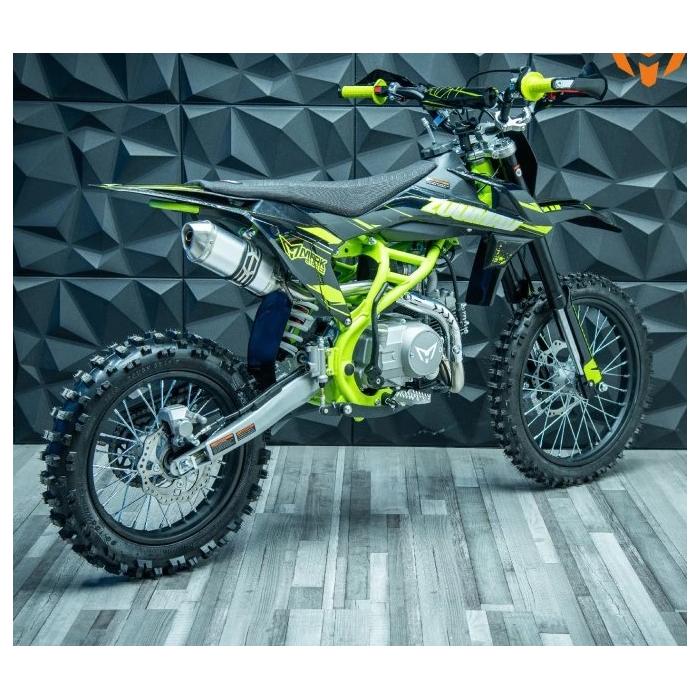 pitbike Zuumav K3 125ccm fluo zelená se startérem