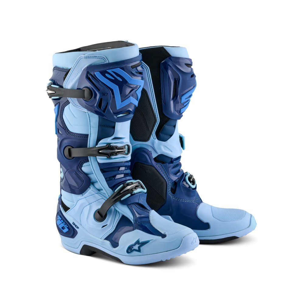 boty TECH 10 limitovaná edice STEELERS, ALPINESTARS (modrá/světle modrá) 2025
