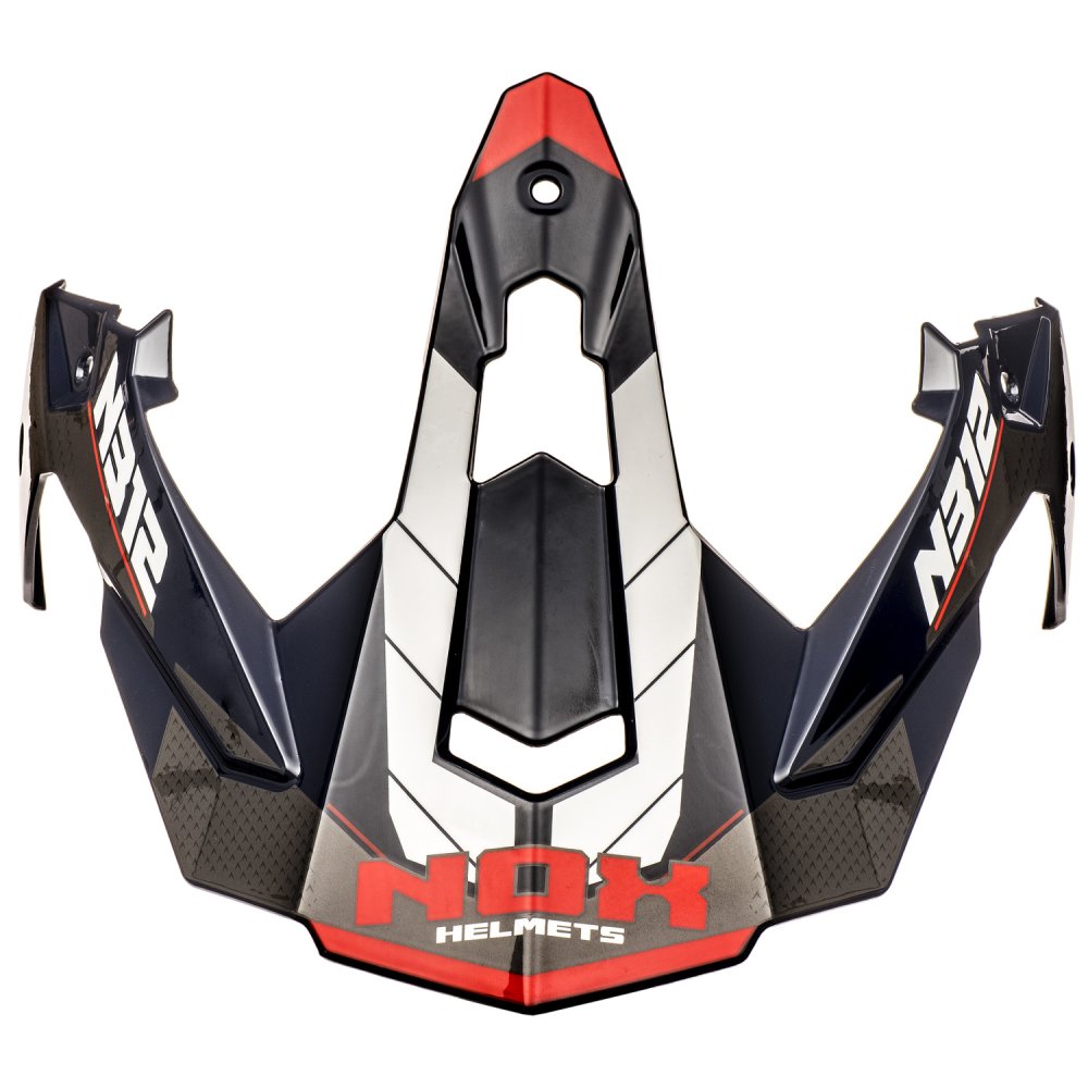 kšilt pro přilby N312 VAPOR, NOX (bílá,modrá,červená)
