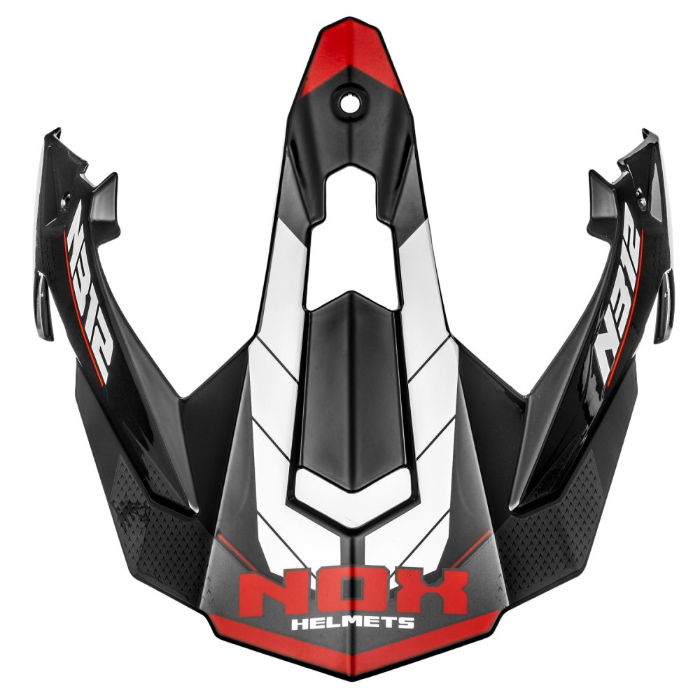 kšilt pro přilby N312 VAPOR, NOX (bílá,černá,červená)